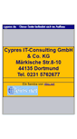 Mobile Screenshot of cypres.de